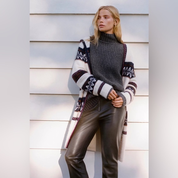 Anthropologie Avec Les Filles Faux Leather Kick-Flare Pants - Picture 4 of 10